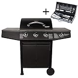 bbq gasgrill aldi bewertung Farbe: Schwarz - Grillbesteckkoffer 18 tlg. - Neu & Originalverpackt / sofort lieferbar - Lieferung zerlegt in 2 Paketen