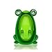 Vktech Stylish PP Frog Children Stand Vertical Urinal Wall-Mounted Urine Groove (Green)