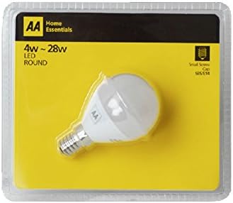 Status International AA Small Eddison Screw Cap 4 W Round Light Bulb
