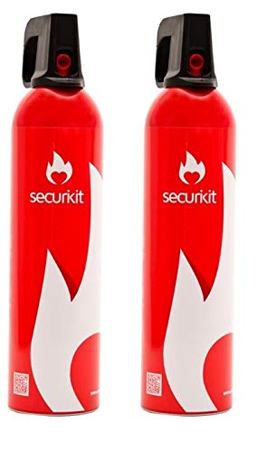 SECURIKIT LIQUIDACIÓN Pack 2 Spray extintor de Espuma Coche o casa. -30%!!- Lote CAD 05/2022
