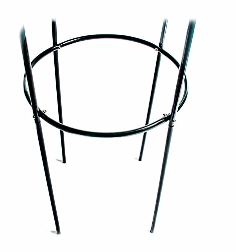 Rosenbogen / Rankhilfe aus Metall, 3 Etagen, Höhe ca. 180 cm, Farbe Grün - 4