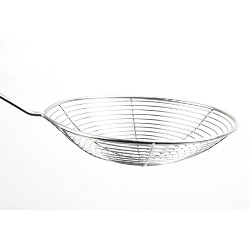 sourcingmap® Edelstahl Küche Sieb Sieblöffel Küchensieb Portionssieb Abtropfsieb Stielsieb - 6