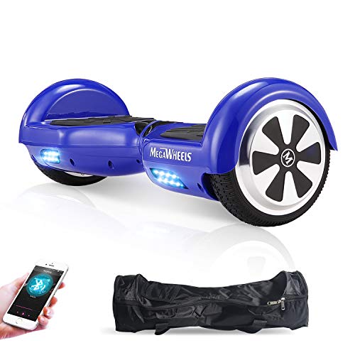 M MEGAWHEELS Hoverboard , 6.5" Monopattino Elettrico Con Bluetooth - 500 W Motore - Borsa Inclusa
