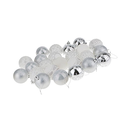 Generic 24pcs 6cm Weihnachtsbaumkugel Weihnachten Feiern Hängen Dekor