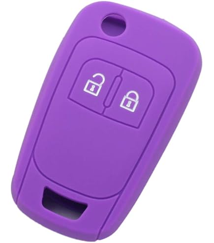 Kwmobile Boitier Clé De Voiture Compatible Avec Opel Chevrolet Cle De Voiture 2 Bouton Coque De Protection Souple En Silicone Noir Rouge