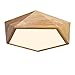 Produktbild Lichtssrr Deckenleuchte Wohnzimmer Licht Schlafzimmer Licht Holz Deckenleuchte Wohnzimmer Holz Nordic Art Kreative LED Eiche Deckenleuchte ( Color : Tricolor Light-32CM 12W )
