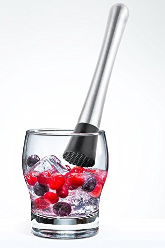 KAIKSO-IN Cocktail Muddler Stainless Steel Bar Mixer Barware für DIY Getränk Mojito Cocktail - 5