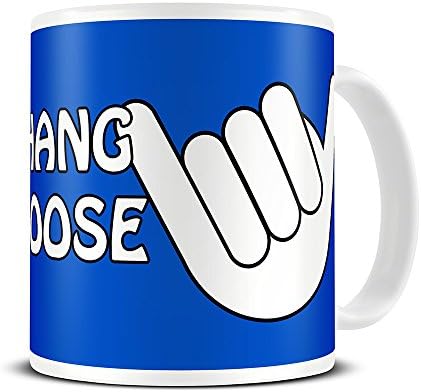 MG072 Magoo Shaka Hang Loose MUG - surfer gifts