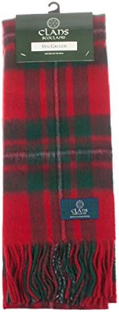 Clans of ScotlandPure New Wool Scottish Tartan Scarf