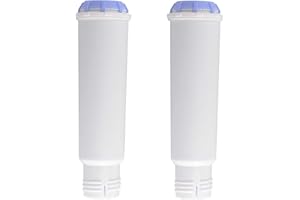 NIUZEMYKO Lot de 2 Filtre eau de la Machine Café Compatible Avecalle Krups EA 8 EA894T EA893D EA893C EA8938 EA8918 EA8908 EA829G EA8200 EA815 EA816 EA81 XP7200 XP7220 XP7240 XP9000 Nivona F088 F08801