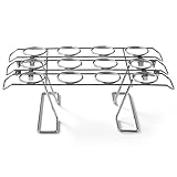 Wilton soporte para conos de 12 agujeros, plata