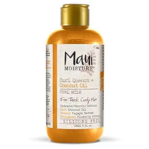 Maui Moisture Quench + Coconut Oil Curl Milk, 8 Ounce