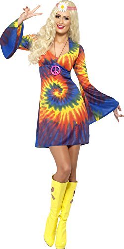 Imagen de smiffy's disfraz de años 60s retro para mujer, talla s 20741s alternativa