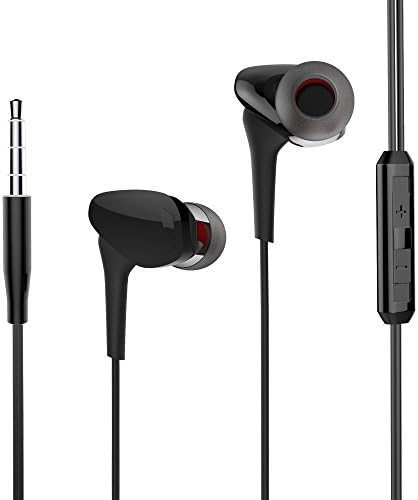 Earbuds, XuDirect E162 In-ear Headphones Sports Earphones with Microphone Black