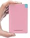 Produktbild PowerGroov® Power Bank 2500mAh Portable Externes Akkupack-Ladegerät Eingebautes Micro-USB für Android-Telefone & Apple iPhone Ultra Slim & Lightweight Passt Ihre Tasche oder Brieftasche (Rosa)