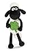 Produktbild Nici, Shaun das Schaf, mit Kleeblatt, 50 cm, weiß/schwarz/grün, Plüschschaf