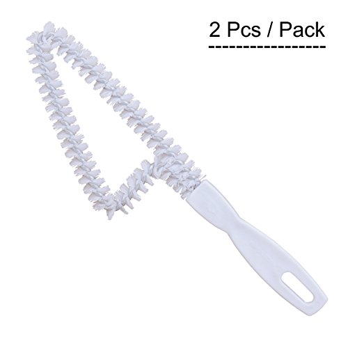 OKOMATCH 360 Degree Stiff Bristles Brush Multiple Purpose Household Deep Cleaning Scrubber/Tool For Groove Of Window,Kitchen,Bathroom,Floor - 2 Pcs/Pack