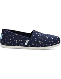 Toms Classic Armada Oro Stars Mujeres Espadrilles Zapatos