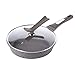 Produktbild FIXD [1A14 Haushalts-Wok/Küchentopf, Bratpfanne Maifan-Stein, turmförmiger Dicker Teller Druckgegossener Topf, Pfanne, Antihaft-Pfanne 28cm Kaliber mit Deckel