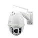 Produktbild FLOUREON IP Dome Kamera Outdoor Wlan Überwachungskamera 1080P PTZ Außenkamera, 4X ZOOM, ONVIF P2P, IR-CUT Nachtsicht, Wasserdicht, Bewegungsmeldung, Unterstützt Micro SD Karte