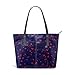 Produktbild Cocoal-ltd Terrazzo Memphis Handtasche/Handtasche, Leder, groß, Blau/Orange
