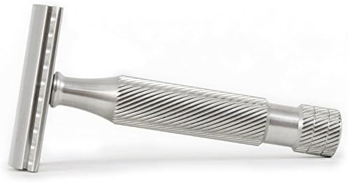 Above The Tie Atlas Aggressive H1 All Stainless Steel Closed Comb Safety Razor - No Blades Included