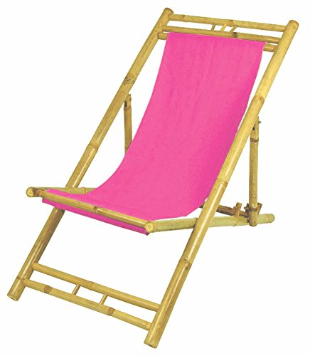 Tidyard Liegestuhl Klappbar Bambus Und Segeltuch Gartenliege Garten Garten Gartenmobel Zubehor