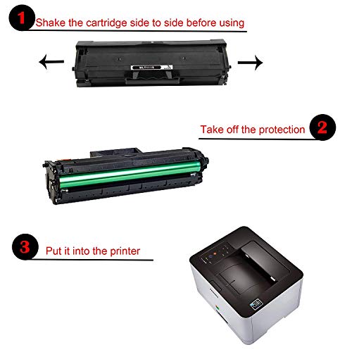 ONINO MLT-D111S Cartucho de t  ner para Samsung Xpress Samsung M2020 M2020W M2022 M2070 M2070W 2070F M070FW M2026 M2026W Negro  2pcs 