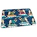 Produktbild Pug Surfing Dog Breed Navy Baby Portable Reusable Changing Pad Mat 19.7x27.5 inches