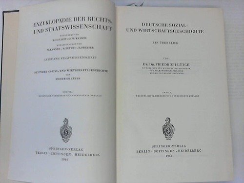Deutsche Sozial- und Wirtschaftsgeschichte