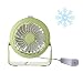 Produktbild Mini USB Schreibtisch persönlicher Ventilator, OXOQO Misting Wasserkühlung Tischventilator mit zwei Zerstäuber (Grün)