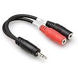 Hosa YMM261 Y-Kabel 3,5mm TRS-3,5mm TSF