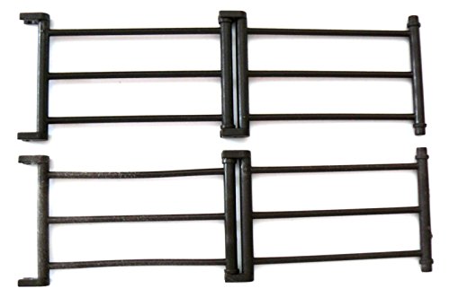 Preisvergleich Produktbild Playmobil ® 4 Zaun, Zäune für Pferdehof Western Gatterzaun dunkelbraun / schwarz