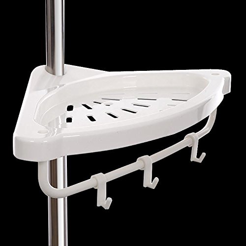 Yahee Duschablage Eckregal Teleskopregal Wandregal Ablage 4 Böden höhenverstellbar - 4