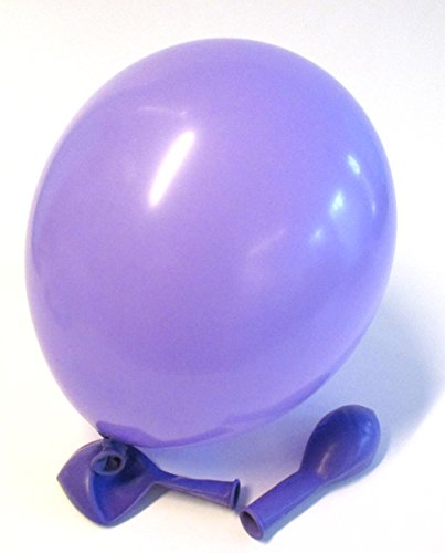 50 x Luftballons je 25 Lavendel / Flieder & Weiß – ca. Ø 28cm – 50 Stück – Ballons als Deko, Party, Fest, Geburt, Hochzeit, Geburtstag – Farbe Lavendel / Flieder & Weiß – für Helium geeignet – twist4® - 2