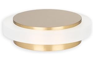 EVI Herrajes | Door Stop | 1.77" X 0.55" | Adhesive Installation | Brass Satin Matte Finish | White Natural Silicone Rubber | Mod. I-203X12BMT