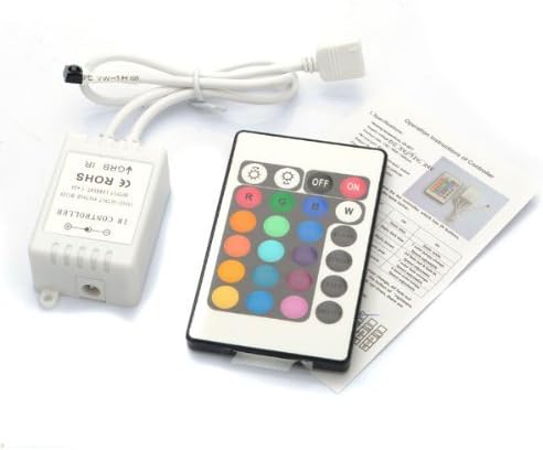 YTM(TM) IR Remote Controller For Rgb 5050 Led Light Strip (24key)