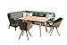 Produktbild Niehoff Garden Nizza Dining Lounge, rechts, Viro Red Pine, Teak Massiv, Sunproof Basalt, 186 x 163 x 90 cm