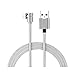 Produktbild Kuizhiren1 Micro USB Ladekabel Universal LED Magnetisches Ladekabel Kabel für iPhone Android Micro USB Typ C - Silber B
