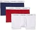 Produktbild Calvin Klein Herren Boxershorts Low Rise TRUNK, 3er Pack U2664G, Ohne Eingriff, Mehrfarbig ( Mehrfarbig (998 White, Red Ginger, Pyro Blue) )  - Large