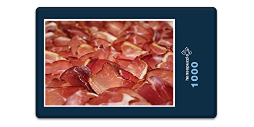 Preisvergleich Produktbild hansepuzzle 49658 Ernährung - Schwarzwälder Schinken, 1000 Teile in hochwertiger Kartonbox, Puzzle-Teile in wiederverschliessbarem Beutel