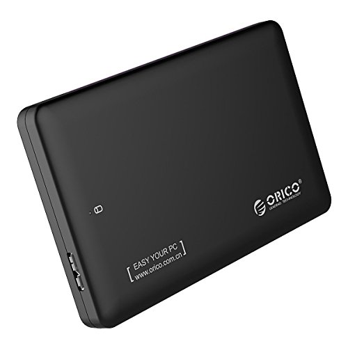 ORICO 9,5mm&7mm 2,5″ SATA SSD HDD USB 3.0 Externes Festplattengehäuse mit USB3.0 Kabel(60CM) Werkzeuglose HDD Installation - 2