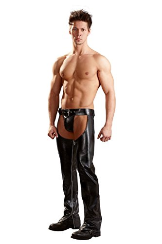 Preisvergleich Produktbild Svenjoyment 21400711720 Lederimitat Herren Chaps, L, 1 Stück