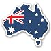 Produktbild 2 x Australien Vinyl Aufkleber Aufkleber Laptop Reise Gepäck Auto Ipad Schild Fun # 5699 - 10cm/100mm Wide