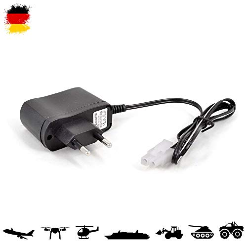 7.2 V Universal Cargador Con conector Tamiya, fuente para diferentes tanque teledirigido de barcos, y vehículos, Nuevo