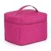 KINGSO Rose Red Lady Makeup Organiser Cosmetic Container Pouch Case Box Large Capacity Portable Toiletry Travel Bag Girl