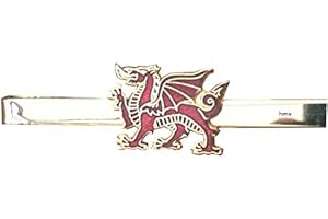HUNTING AND MILITARY STORE Royal Welsh Fusiliers Military Tie Clip Standing dragon