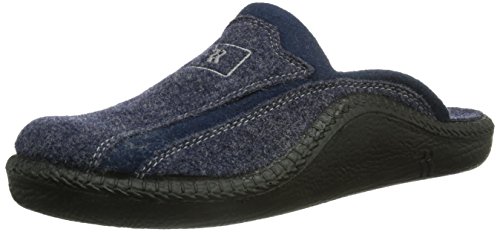 Romika Mokasso 246, Zapatillas de Estar por casa con talón Abierto para Hombre, Azul (Marine 503), 43 EU