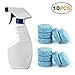 Produktbild 10 PCS Fenster Reinigung Tablets Bonus 1 Reinigung Spray Flasche, Auto Scheibenreiniger Multifunktional Sprudelnde Spray Reiniger White+10 PCS weiß