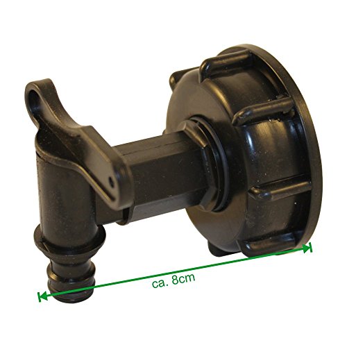 IBC Adapter DN50 2 Zoll mit kleinem Hahn (Klicksystem) - 2